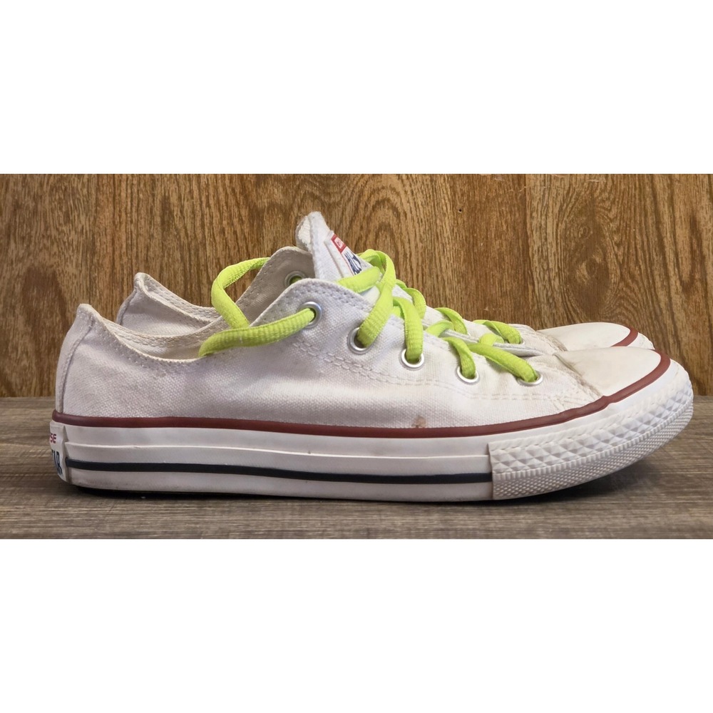 Converse‎ Allstar Low Top Sneakers Shoes Youth Size 3 White